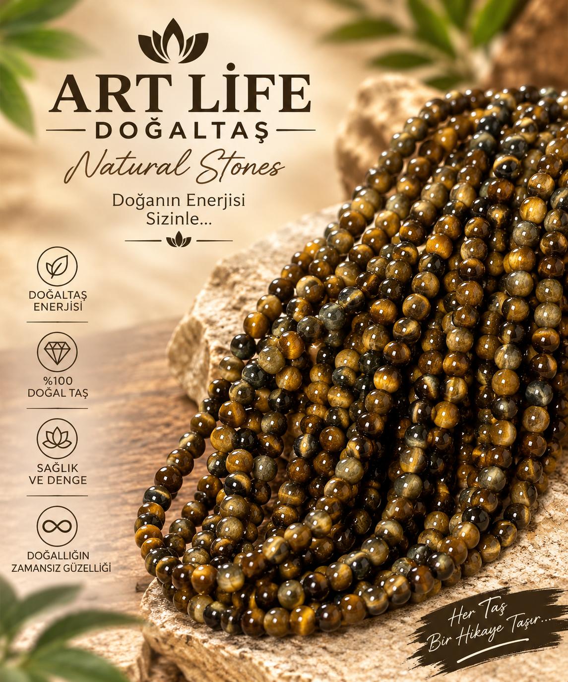 ART LİFE DOĞALTAŞ Natural Stones kalplangörü  dizi